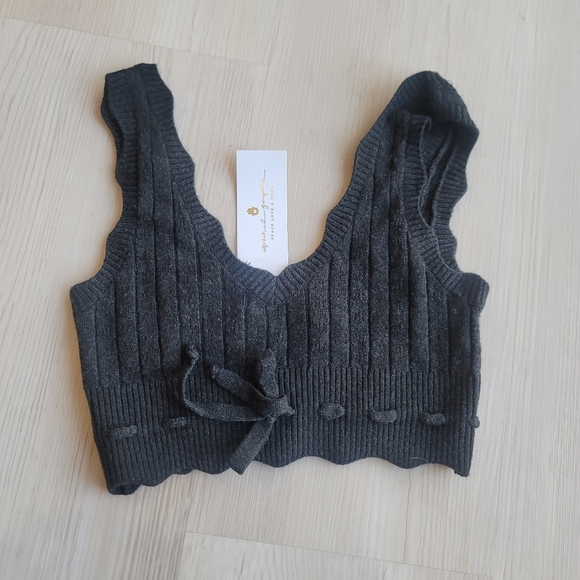 New SPIRITUAL GANGSTER  Knit Hudson Pointelle Tank And Short Matching Set S/L - Picture 14 of 17